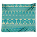 Vintage Hippie Van Pattern Print Tapestry