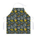 Vintage Honey Bee Print Adjustable Apron