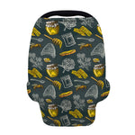 Vintage Honey Bee Print Baby Seat Cover