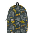 Vintage Honey Bee Print School Backpack