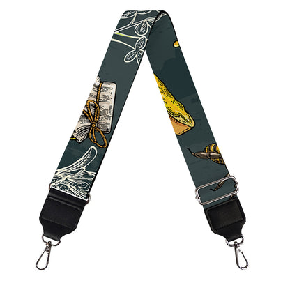 Vintage Honey Bee Print Bag Strap