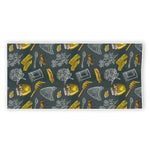 Vintage Honey Bee Print Beach Towel