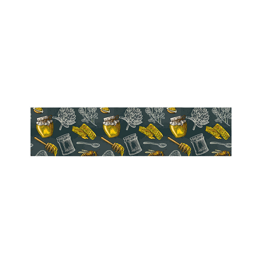 Vintage Honey Bee Print Bed Runner
