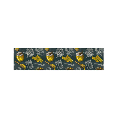 Vintage Honey Bee Print Bed Runner