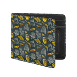 Vintage Honey Bee Print Bifold Wallet