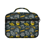 Vintage Honey Bee Print Briefcase Bible Bag