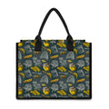 Vintage Honey Bee Print Canvas Tote Bag