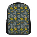 Vintage Honey Bee Print Casual Backpack