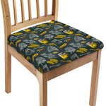 Vintage Honey Bee Print Chair Cushion Cover