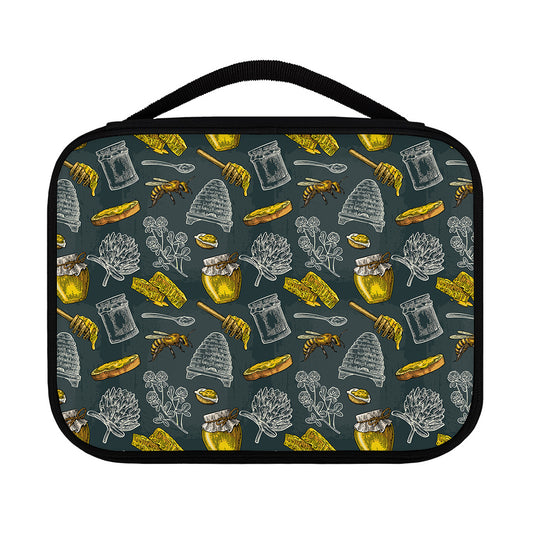 Vintage Honey Bee Print Classic Bible Case