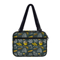 Vintage Honey Bee Print Double Strap Bible Bag