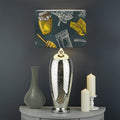 Vintage Honey Bee Print Drum Lamp Shade