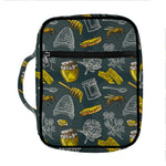 Vintage Honey Bee Print Front Pocket Bible Bag