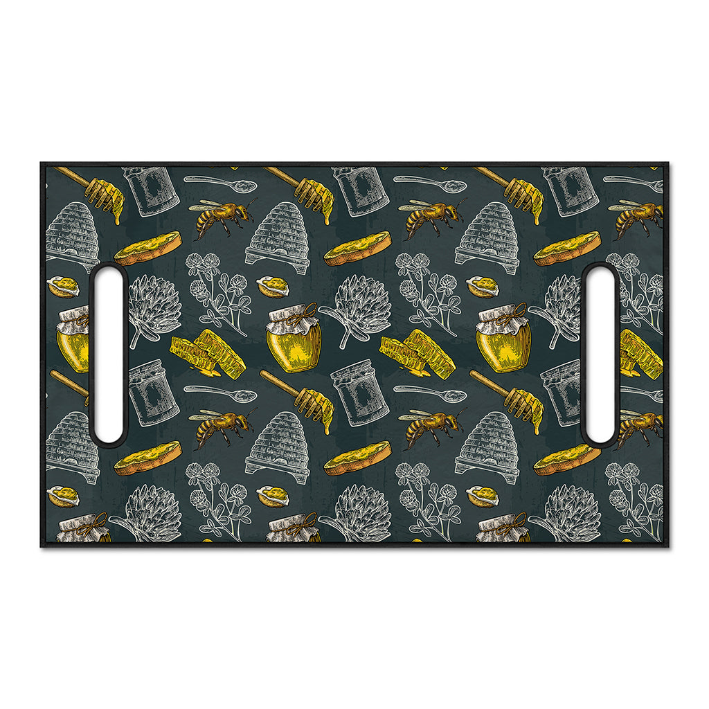 Vintage Honey Bee Print Golf Cart Seat Cover