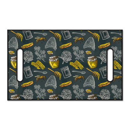 Vintage Honey Bee Print Golf Cart Seat Cover