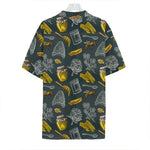 Vintage Honey Bee Print Hawaiian Shirt