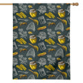Vintage Honey Bee Print House Flag