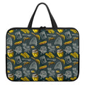 Vintage Honey Bee Print Laptop Sleeve With Handle
