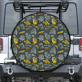 Vintage Honey Bee Print Leather Spare Tire Cover