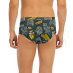Vintage Honey Bee Print Men's Briefs