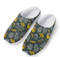 Vintage Honey Bee Print Mesh Casual Shoes