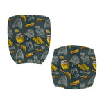 Vintage Honey Bee Print Office Chair Cover