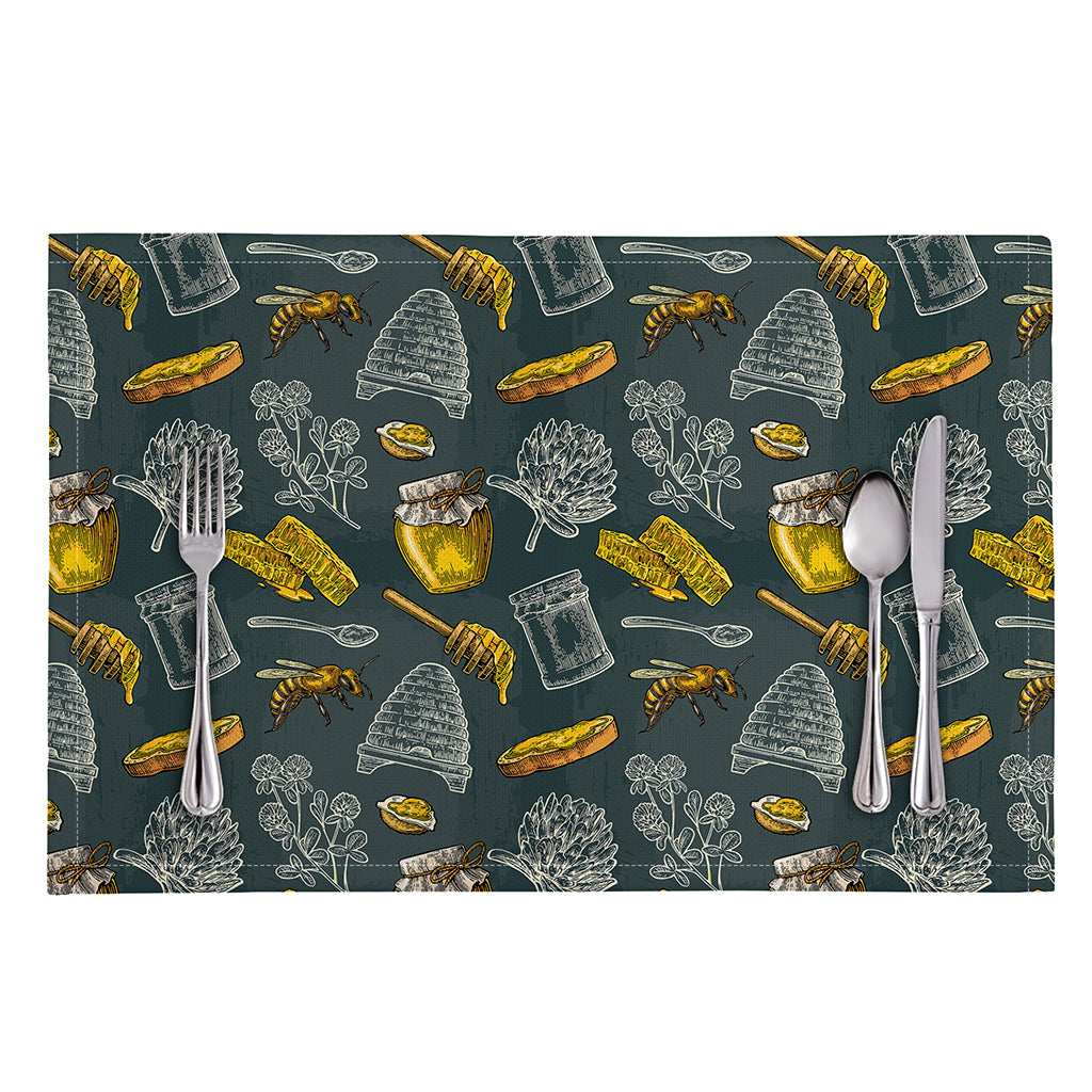 Vintage Honey Bee Print Placemat