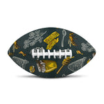 Vintage Honey Bee Print Rugby Ball