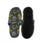 Vintage Honey Bee Print Slippers