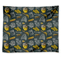 Vintage Honey Bee Print Tapestry