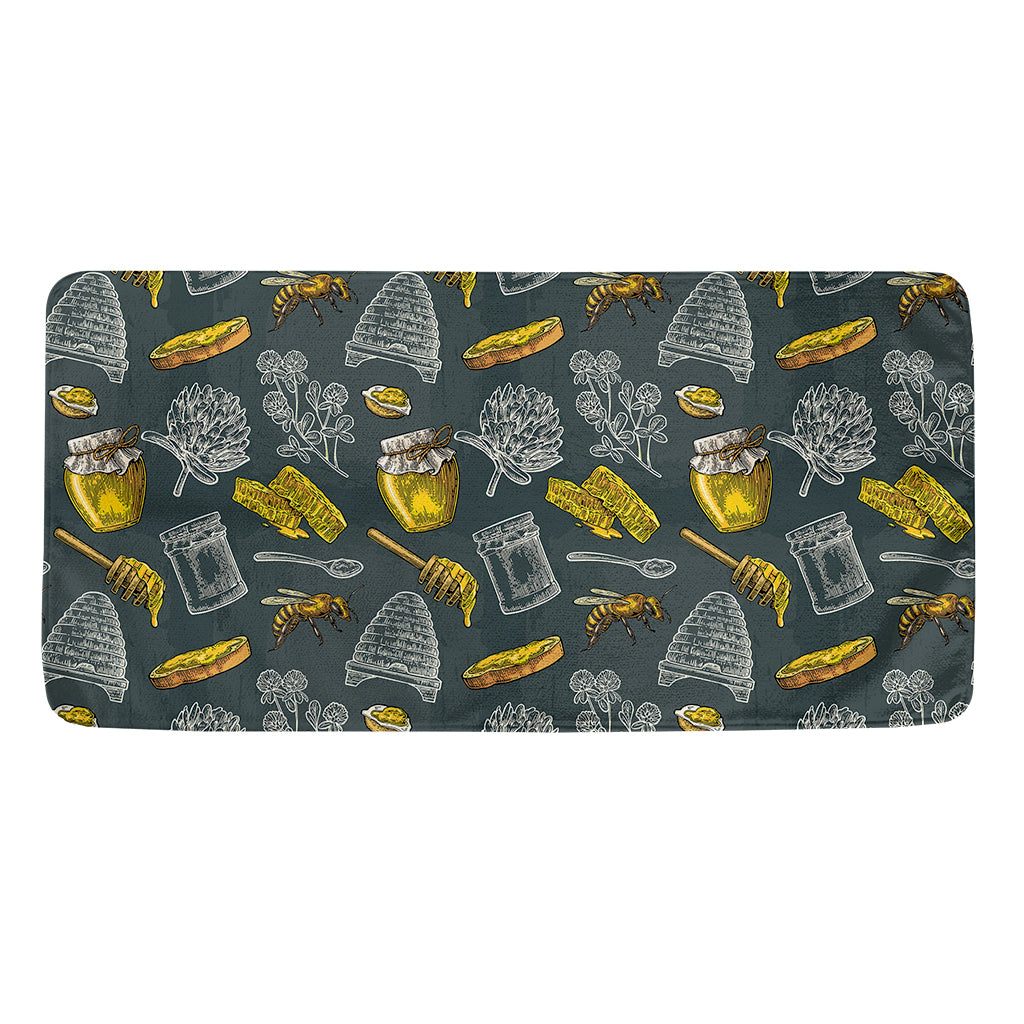 Vintage Honey Bee Print Towel