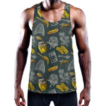 Vintage Honey Bee Print Training Tank Top