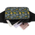 Vintage Honey Bee Print Waist Bag