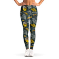 Vintage Honey Bee Print Women's Leggings