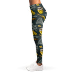 Vintage Honey Bee Print Women's Leggings
