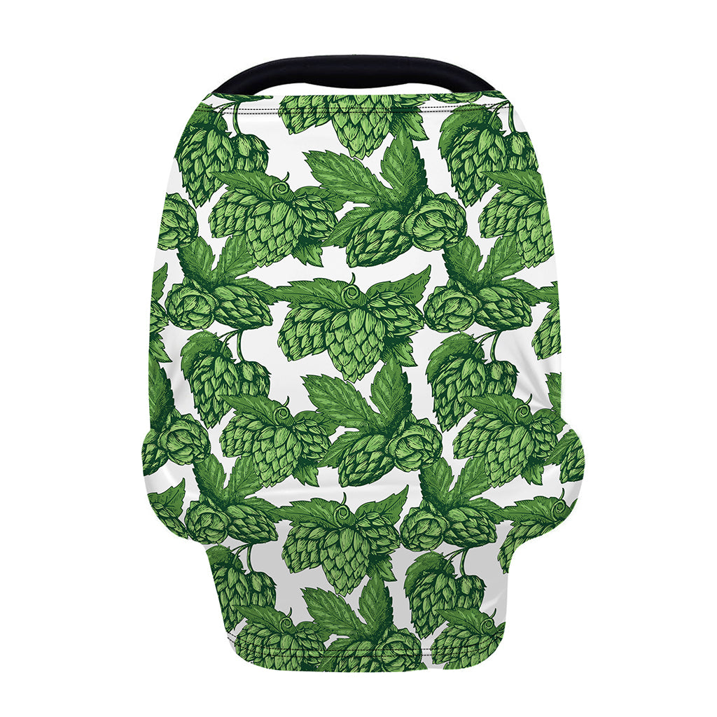 Vintage Hop Cone Pattern Print Baby Seat Cover