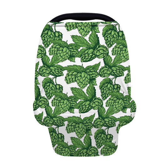 Vintage Hop Cone Pattern Print Baby Seat Cover