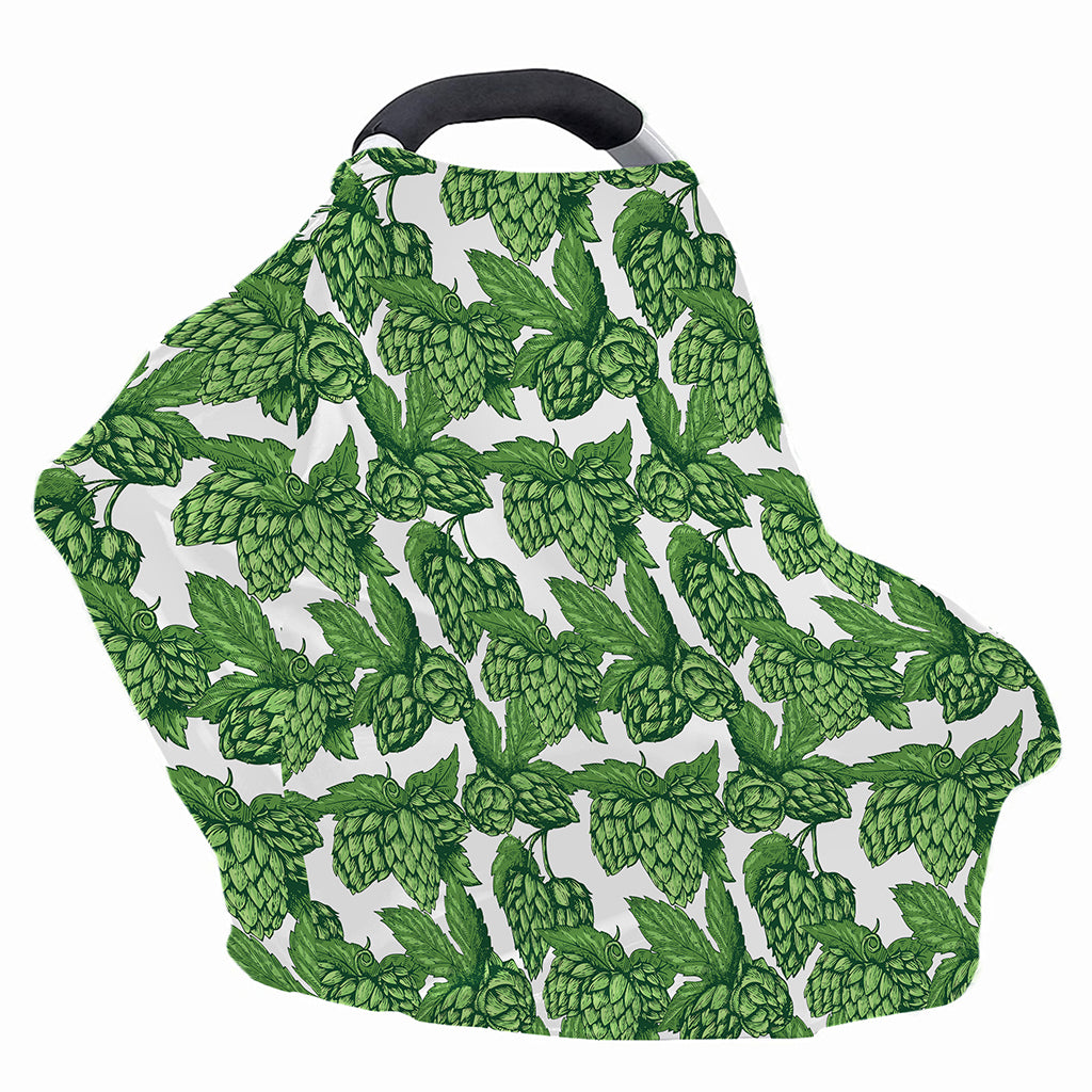 Vintage Hop Cone Pattern Print Baby Seat Cover
