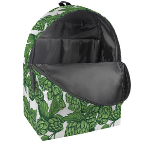 Vintage Hop Cone Pattern Print Backpack