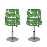 Vintage Hop Cone Pattern Print Bar Stool Covers