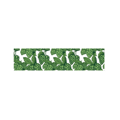 Vintage Hop Cone Pattern Print Bed Runner