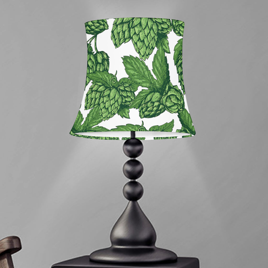 Vintage Hop Cone Pattern Print Bell Lamp Shade