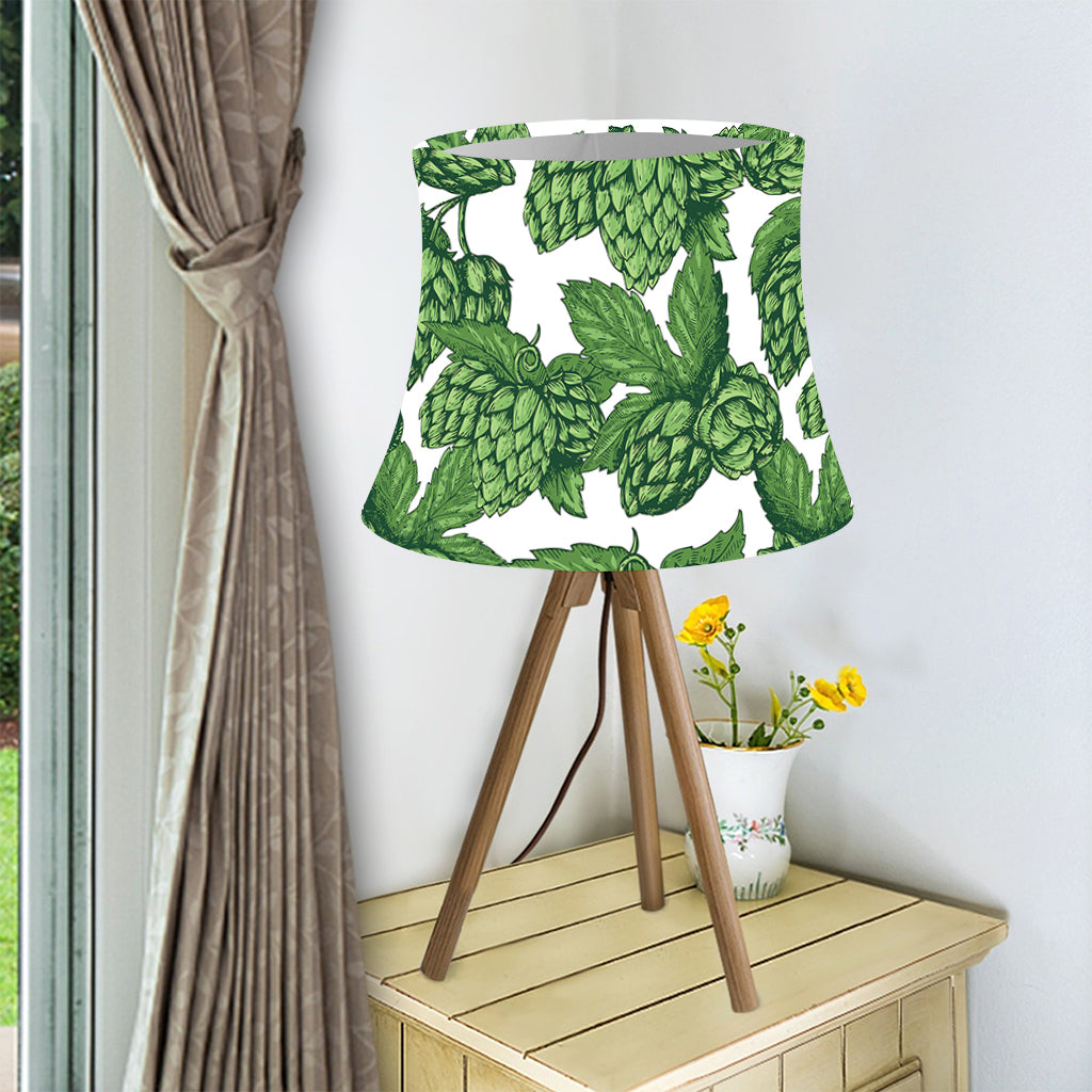 Vintage Hop Cone Pattern Print Bell Lamp Shade