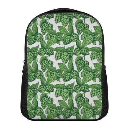 Vintage Hop Cone Pattern Print Casual Backpack