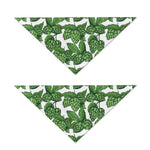Vintage Hop Cone Pattern Print Dog Bandana