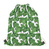 Vintage Hop Cone Pattern Print Drawstring Bag