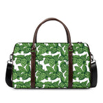 Vintage Hop Cone Pattern Print Duffle Bag