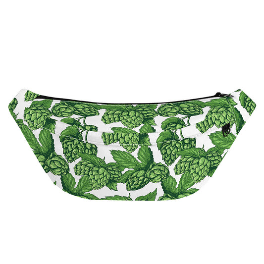 Vintage Hop Cone Pattern Print Fanny Pack