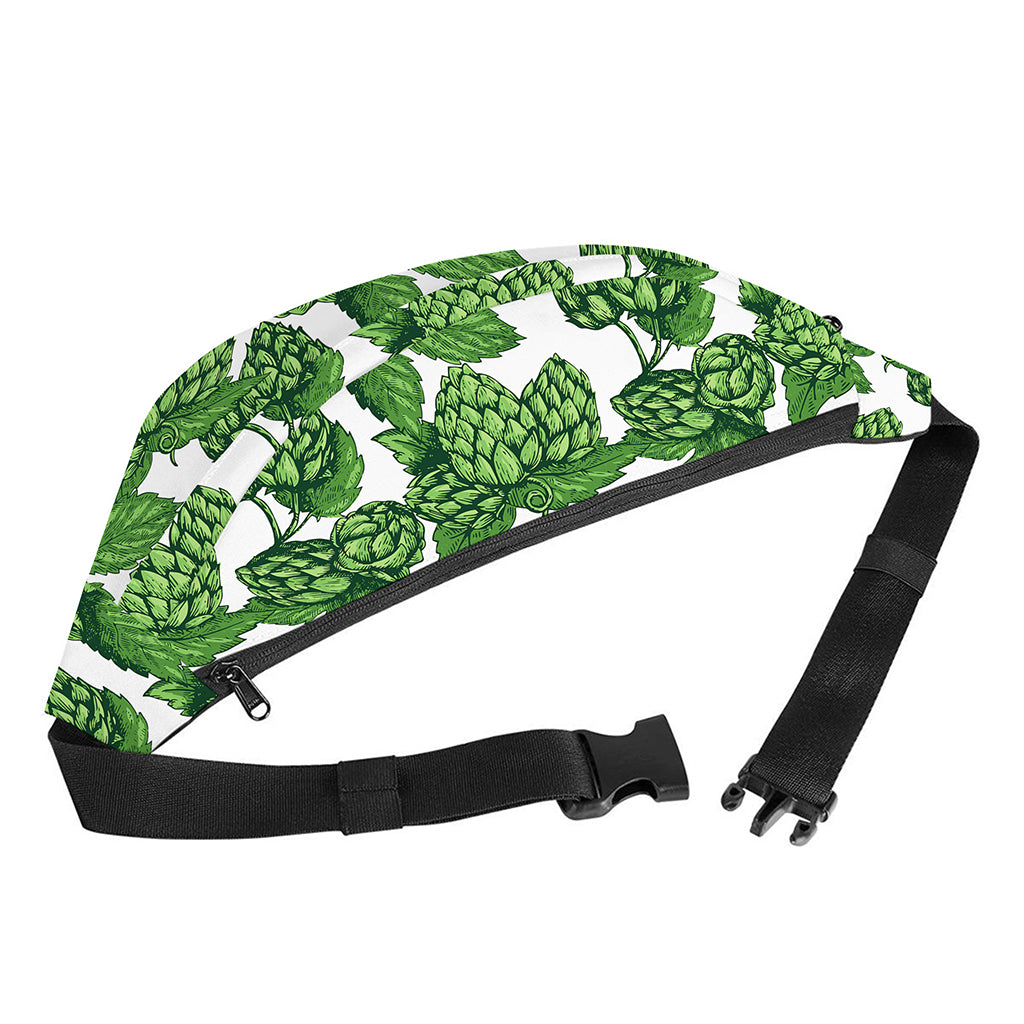 Vintage Hop Cone Pattern Print Fanny Pack