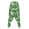 Vintage Hop Cone Pattern Print Hammer Pants